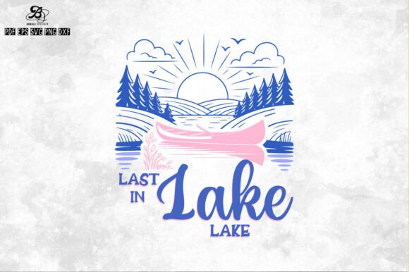 Summer Lake View SVG PNG Design